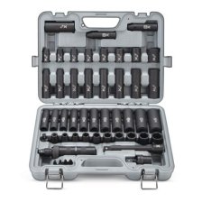 Shop MAXIMUM 1/2-in Drive Professional Grade Impact Socket Set, 48-pc, CRMO and more