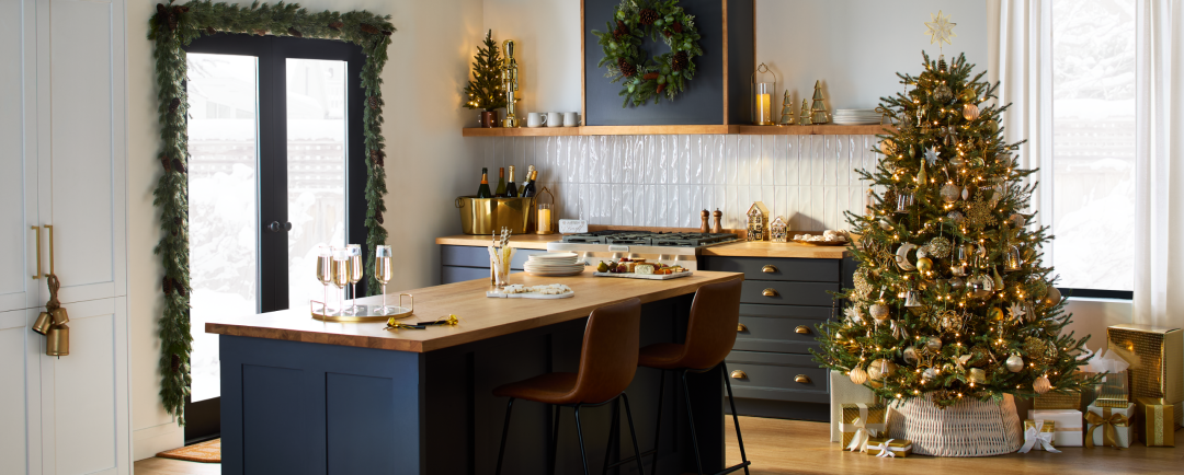 Shop CANVAS Glittery Pine Garland with Pinecones, 6-ft, CANVAS Golden Moments Collection Christmas Decoration Marble Serving Tray with Gold Handles, 14.7-in, CANVAS Golden Moments Collection Large Resin Nutcracker, Gold, 22-in, CANVAS Un-Lit Glitter Pine Wreath, 24-in, CANVAS Golden Moments Collection Plastic Trees Christmas Decoration, 3-pk, Assorted Colours, CANVAS Pre-Lit Indoor Noelle Fraser Upswept Acorn Bottom Christmas Tree, 500 Mini LED Lights, 7-ft, CANVAS Golden Moments Collection White & Gold Fabric Tree Collar, 27-in, CANVAS Golden Moments Collection Capiz Star Tree Topper, Gold, 12-in and more