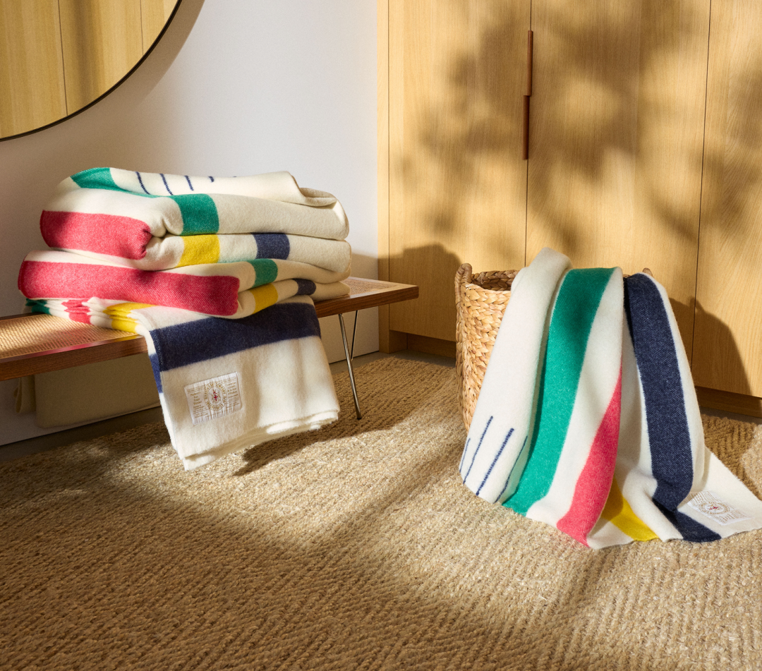 Shop Hudson's Bay Stripes King Size Point Blanket, Multi-Coloured, 108-in x 100-in, Hudson's Bay Stripes Signature Queen Size Point Blanket, Multi-Coloured, 100-in x 90-in, Hudson's Bay Stripes Signature Double Size Point Blanket, Multi-Coloured, 90-in x 72-in, Hudson's Bay Stripes Signature Twin Size Point Blanket, Multi-Coloured, 86-in x 60-in and more