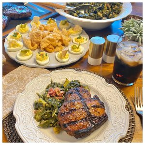 Marble & Brass Salt & Pepper Shakers
