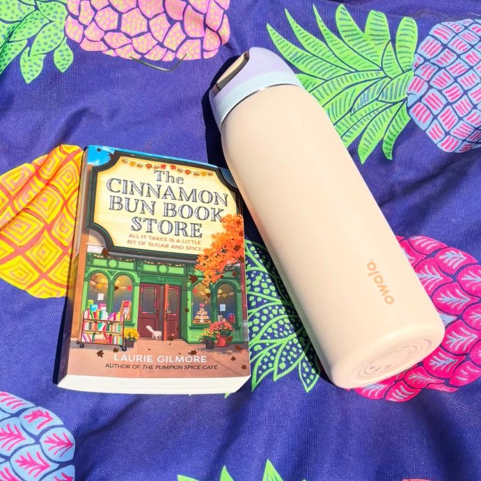 user image by @lavenderhaze_bookclub, Owala 32oz FreeSip Stainless Steel Water Bottle