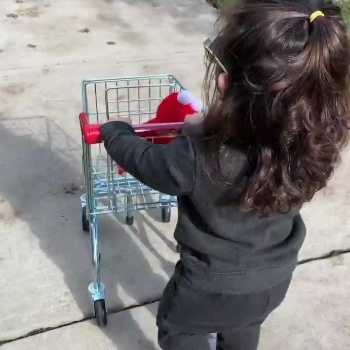 user image by @melissaanddougtoys, Melissa &#38; Doug Toy Shopping Cart With Sturdy Metal Frame