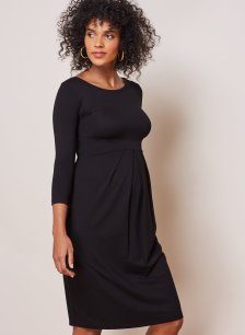 Shop Isabella Oliver Ivybridge Maternity Dress-Caviar Black and more