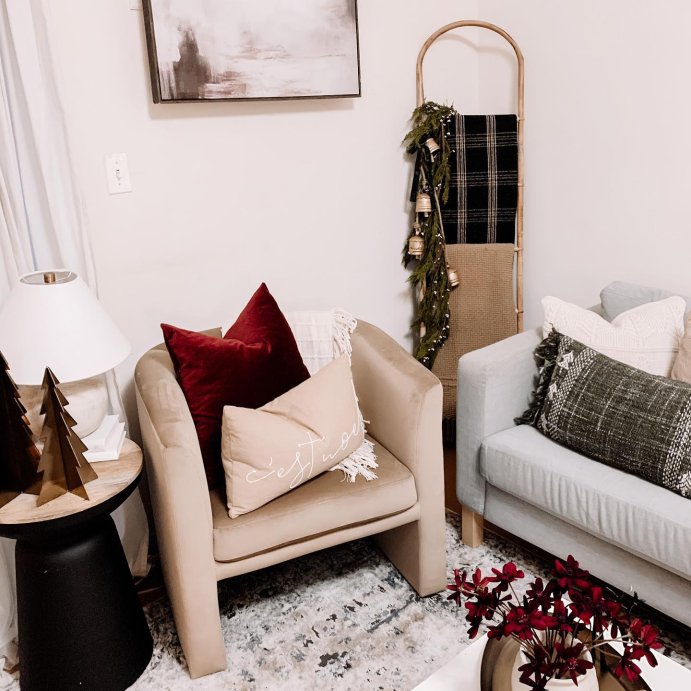 user image by @simplyeverydayliving, Gino Turned Drum Accent Table Black - Threshold&#8482;