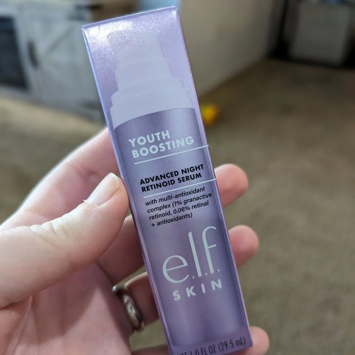 user image by @jenn_vance919, e.l.f. SKIN Youth Boosting Advanced Night Retinoid Serum - Amber - 1.0 fl oz