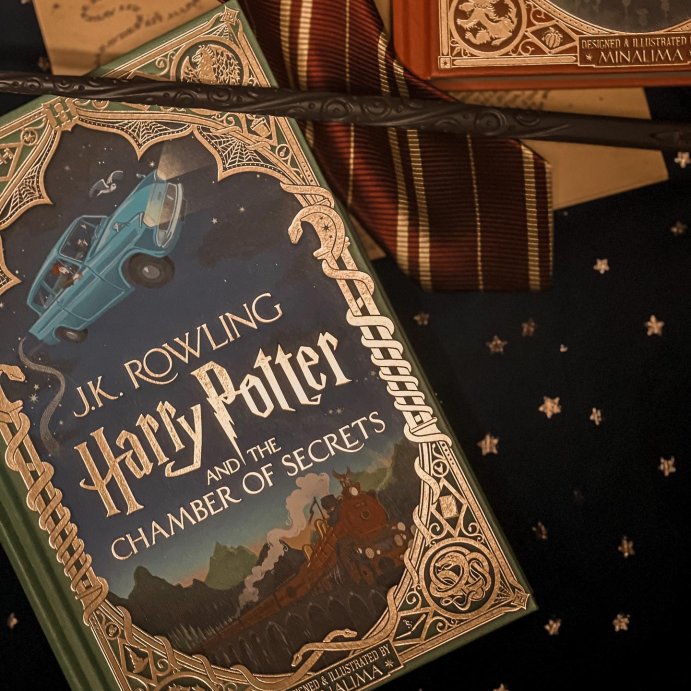 user image by @pixiedusteddays, Harry Potter and the Chamber of Secrets (Minalima Edition) (Illustrated Edition), 2 - by J K Rowling (Hardcover)
