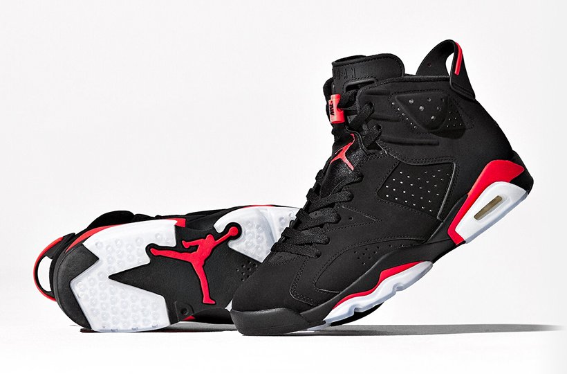 Infrared jordan hot sale 6 black