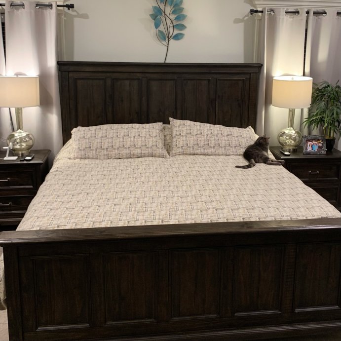 user image by @sheilab_34, Heavyweight Linen Blend Duvet Cover and Sham Set Grid Print - Casaluna™