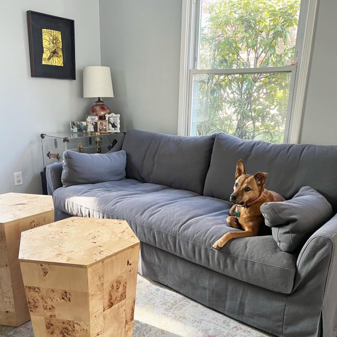 user image by @maisondemontaigu, Ogden Burled Wood Accent Table - Threshold™ designed with Studio McGee