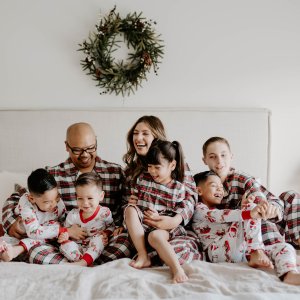 Stewart Plaid Flannel Kid Pajama Set