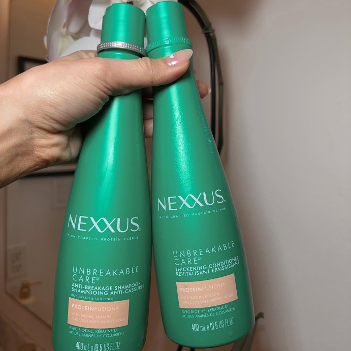 user image by @aloprofile, Nexxus Unbreakable Care Sulfate &#38; Silicone Free Biotin Shampoo for Fine &#38; Thin Hair with Keratin - 13.5 fl oz