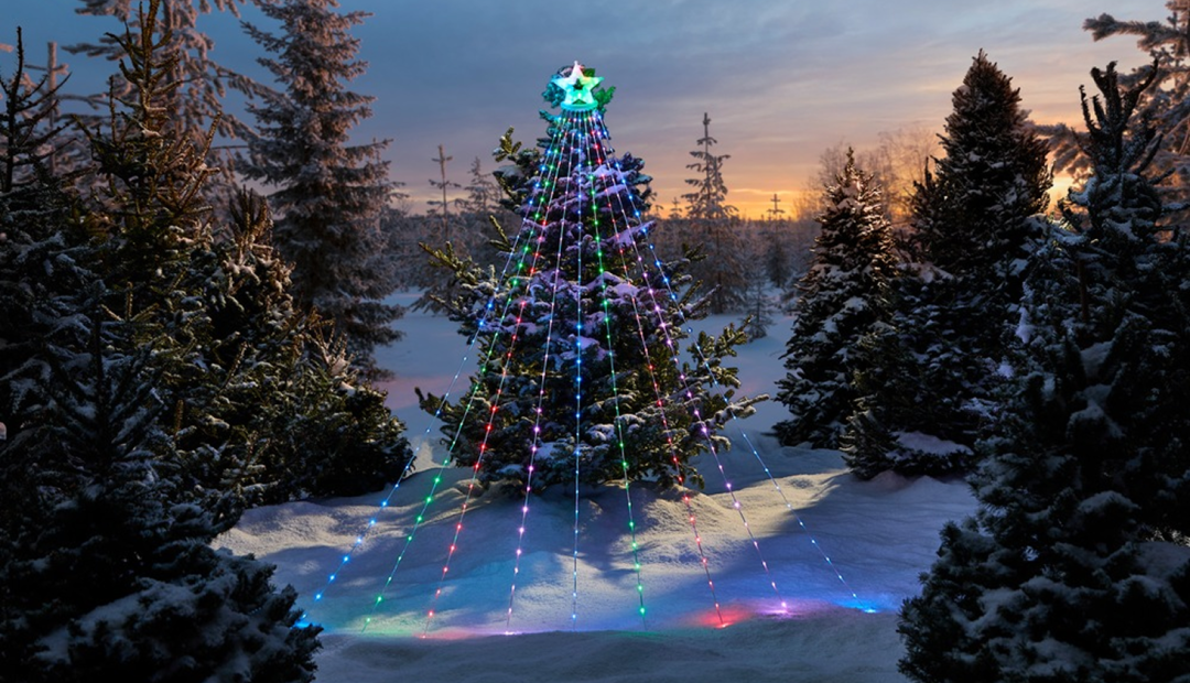 Shop NOMA Smart Shooting Star Tree Light with 9 Strands, 315 LEDs and more