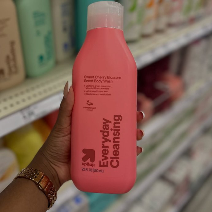 user image by @spottedattarget_, Everyday Cleansing Body Wash - Sweet Cherry Blossom - 22oz - up&#38;up&#8482;