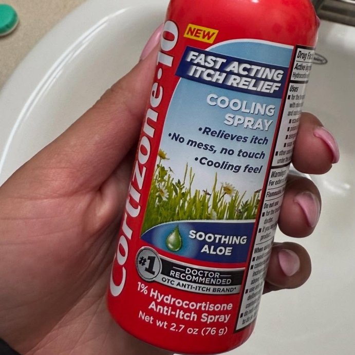 user image by @gbeauty_reviews, Cortizone-10 Fast Acting Cooling Anti-Itch Spray - Hydrocortisone - 2.7oz