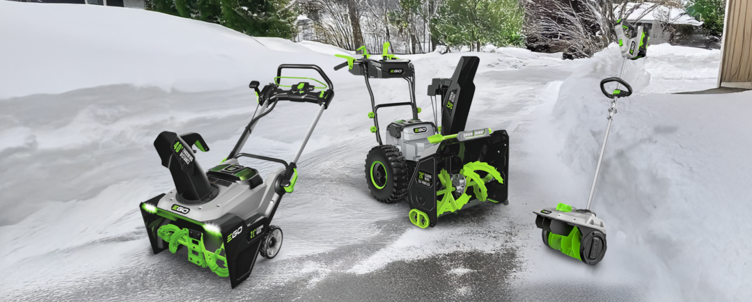 Shop EGO POWER+ 56V Brushless Cordless 21-in Single Stage Snow Blower with Steel Auger, (2) 5.0Ah Batteries and Dual Port Charger, EGO POWER+ 56V Brushless Cordless 24-in Self-Propelled 2-Stage Snowblower with PEAK POWER™ with 2x7.5Ah Batteries & 280W Dual-Port Charger, EGO 56V POWER+ Dedicated Snow Shovel, 12-in and more