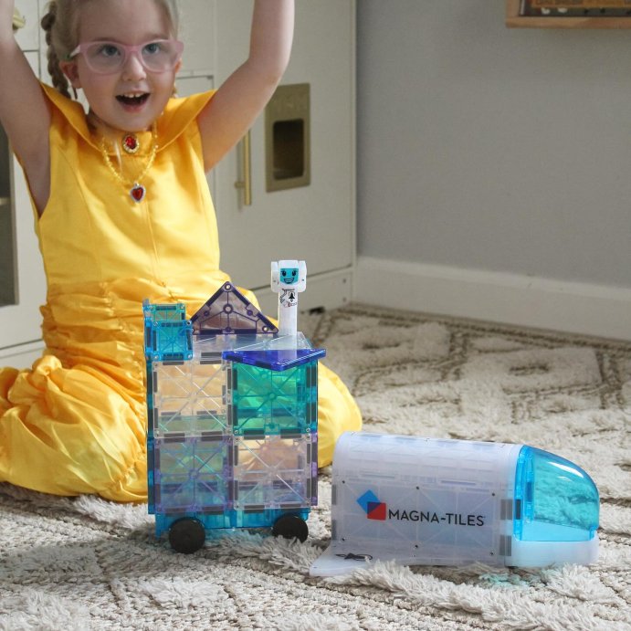 user image by @katlynleebailey, MAGNA-TILES Space: Magnetic Building Sets for Kids, Educational Toy for Creative Thinking, Math, Fine Motor Skills, Engineering
