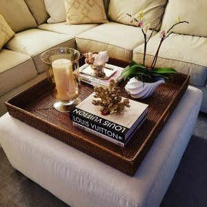 30x30 ottoman tray