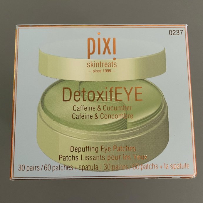 user image by @catmella3, Pixi DetoxifEYE Hydrating and Depuffing Eye Patches with Caffeine and Cucumber - 60ct
