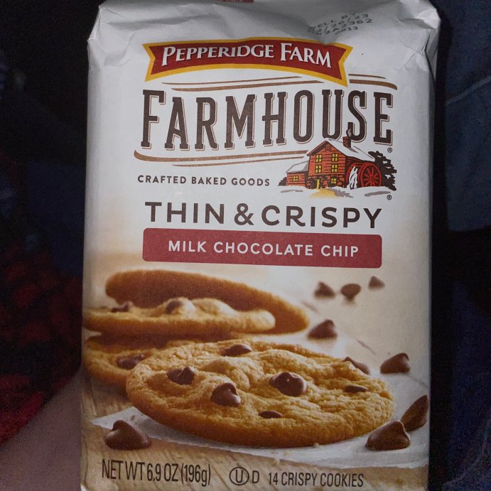 user image by Jim Lane, Pepperidge Farm Farmhouse Thin &#38; Crispy Milk Chocolate Chip Cookies - 6.9oz
