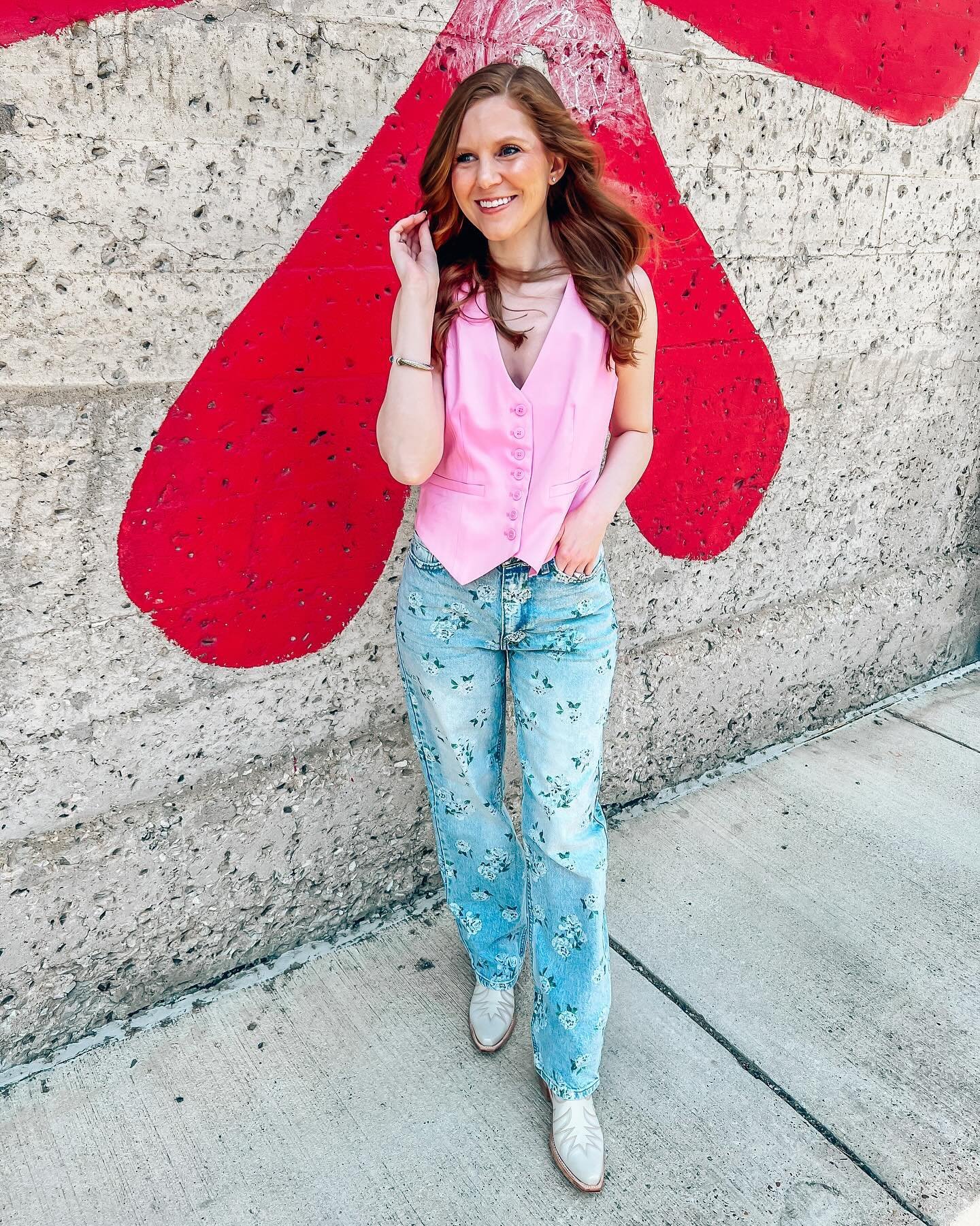 user image by @morgan.pharr, Women's 90's Relaxed Straight Jeans - Wild Fable™ Light Blue Floral