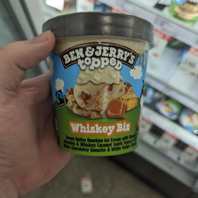 user image by @what_im_eatin_uk, Ben &#38; Jerry&#39;s Topped Whiskey Biz Brown Butter Bourbon Ice Cream - 15.2oz
