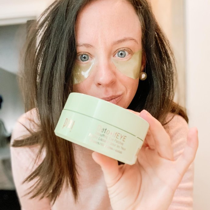 user image by @blissfullyblair_, Pixi DetoxifEYE Hydrating and Depuffing Eye Patches with Caffeine and Cucumber - 60ct