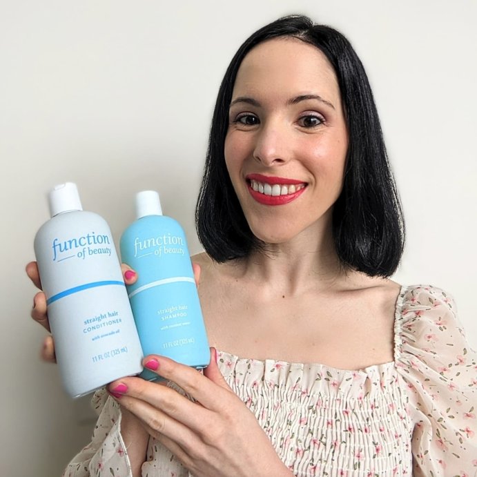 user image by @cosmonautette, Function of Beauty Custom Straight Hair Conditioner Base with Avocado Oil - 11 fl oz