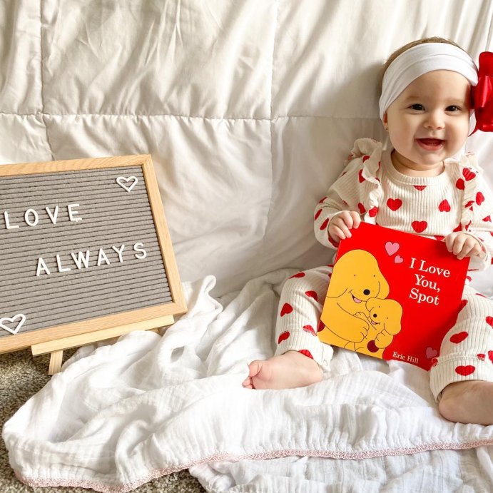 user image by @petite_danseuse_, I Love You, Spot - by  Eric Hill (Board Book)