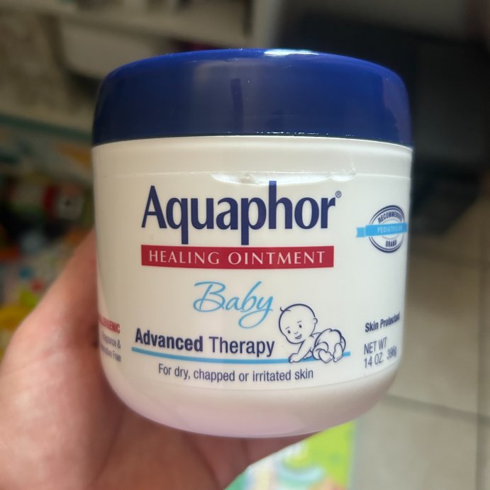 user image by Ashley Granda, Aquaphor Baby Healing Ointment Advanced Therapy Skin Protectant - Dry Skin and Diaper Rash Ointment Jar - 14oz