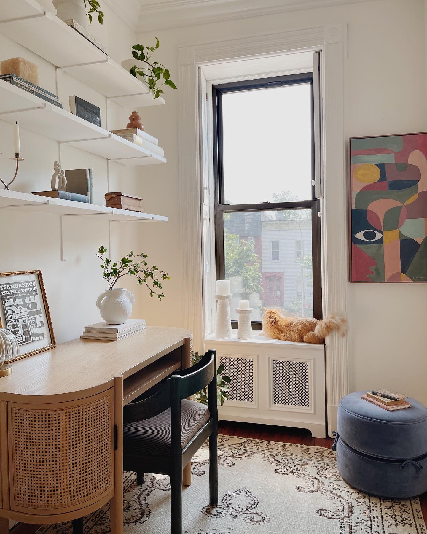 user image by @reserve_home, Portola Hills Caned Desk - Threshold™ designed with Studio McGee