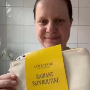 &rsquo;s mediaimport video of L'Occitane Radiant Skin Routine