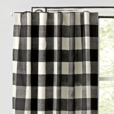Shop Black Buffalo Check 63" Blackout Curtain and more