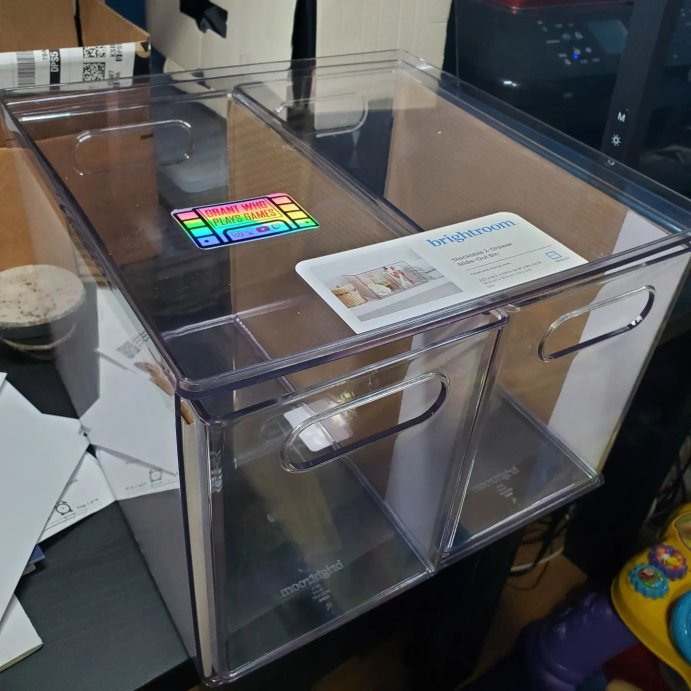 user image by @grantwhoplaysgames, All Purpose 2 Drawer Storage Clear - Brightroom&#8482;
