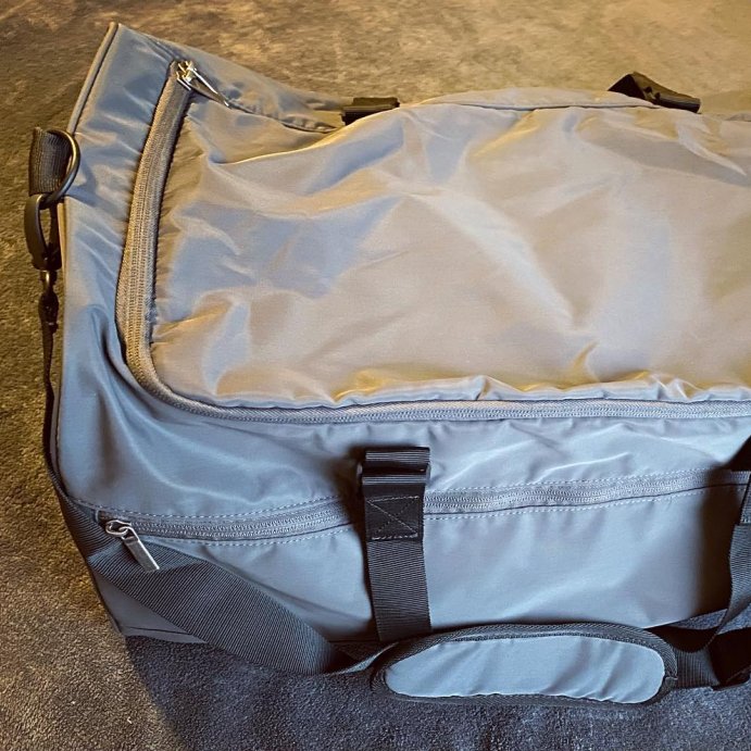 user image by @michaeladavidson, 60L Duffel Bag Gray - Open Story&#8482;: Water-Resistant Softside Luggage