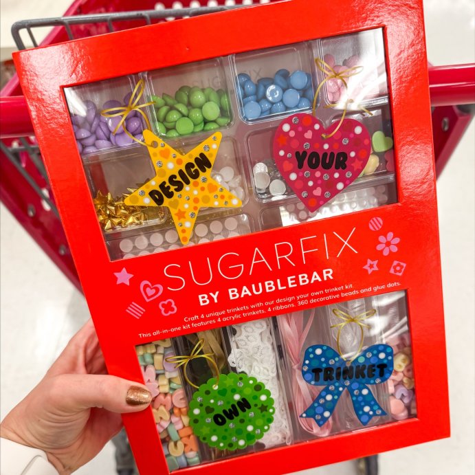 user image by @targettakesmypaycheck, SUGARFIX by BaubleBar 4ct Embellished Trinket Craft Kit Gift