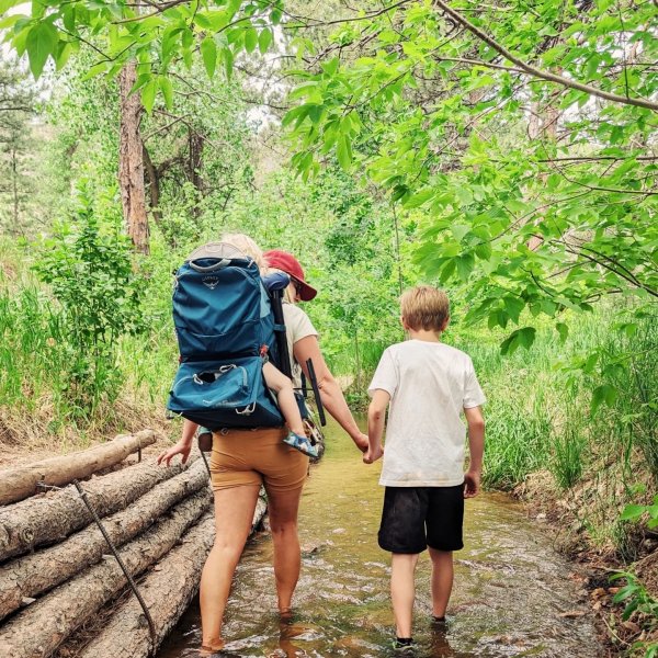 @mels_outhiking's instagram image of Osprey Poco LT Child Carrier Deep Teal