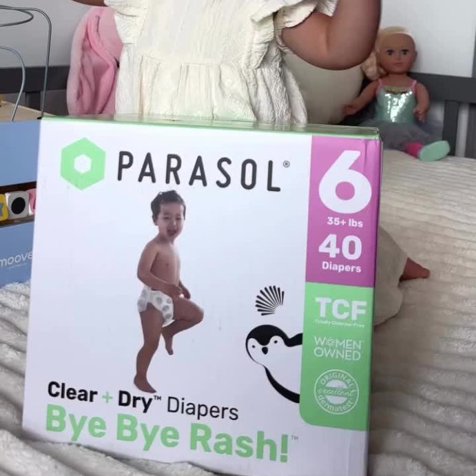 user image by @anna_mumlife_ugc, Parasol Chlorine-Free Diapers with Rash Shield Protection