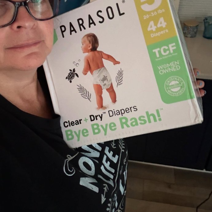 user image by @boopster667, Parasol Chlorine-Free Diapers with Rash Shield Protection