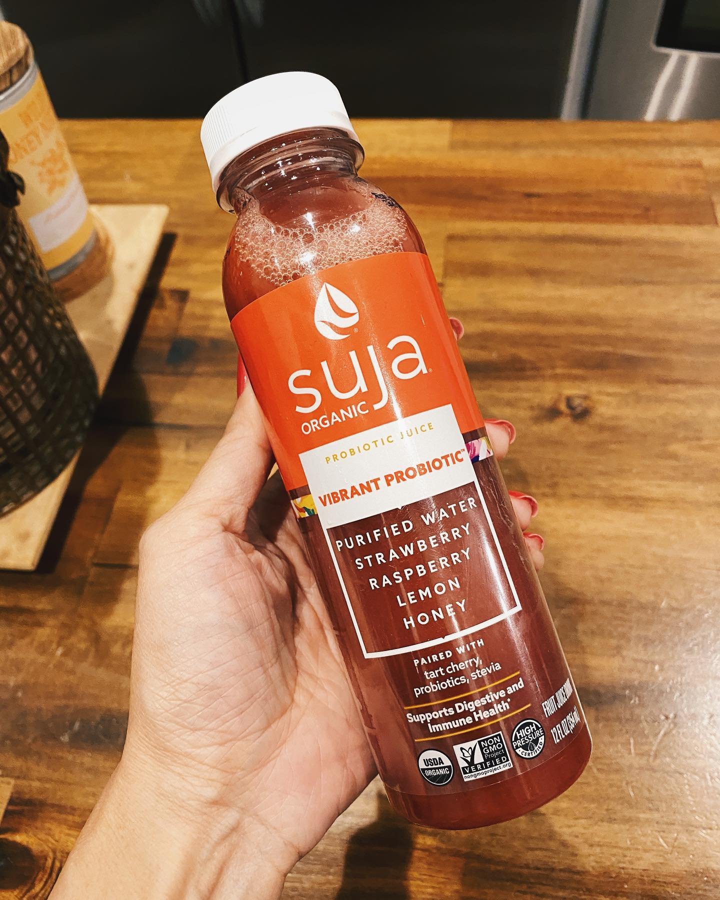 user image by @charmaes_cooking, Suja Organic Vibrant Probiotic Cold Pressed Juice Drink - 12 fl oz Bottle