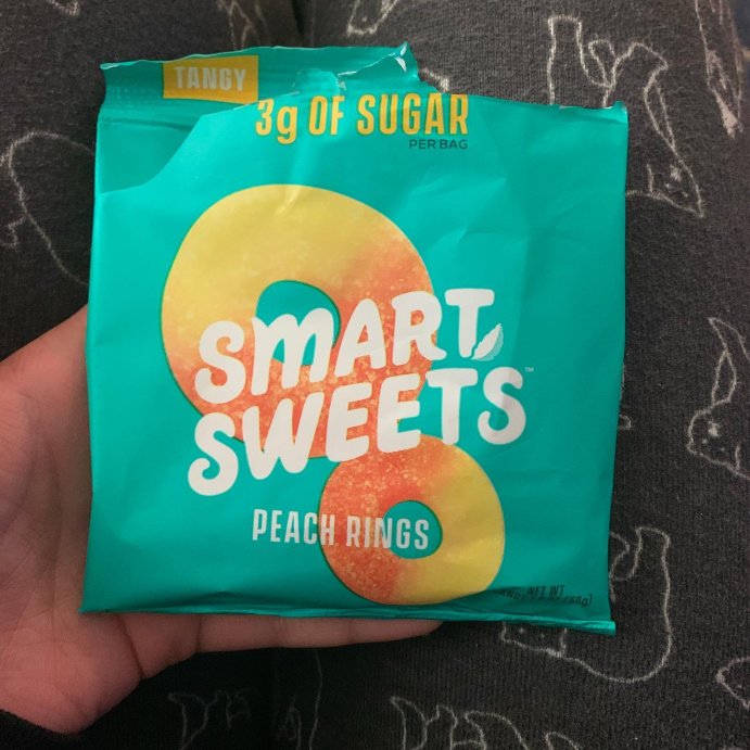 user image by @heather.toi, SmartSweets Peach Rings Sour Gummy Candy - 1.8oz