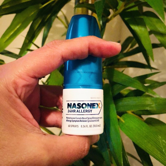 user image by @marcietomarsea, Nasonex 24HR Non Drowsy Mometasone Furoate Allergy Medicine Nasal Spray - 60 Sprays - 0.34 fl oz
