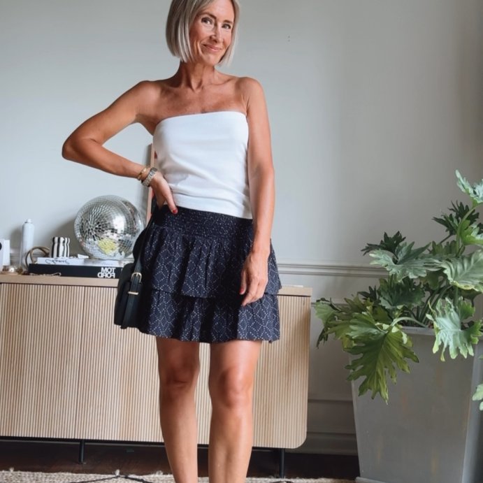user image by @covet.on.the.go, Women's Ruffle Mini A-Line Skirt - Universal Thread™