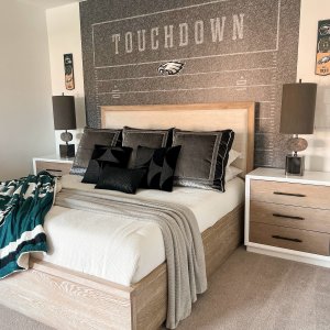 Football Field Peel and Stick Wallpaper Decal