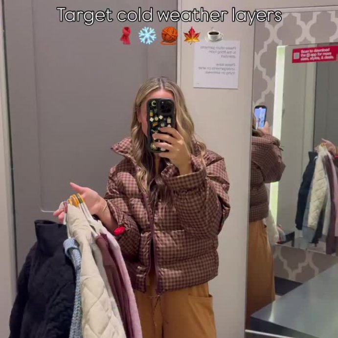 user image by @thereilestyle, Women's Bow Puffer Jacket - Wild Fable™