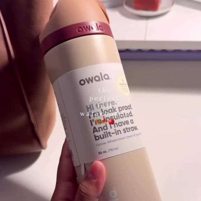 user image by @snehageorrge, Owala Special Edition 24oz Stainless Steel Insulated FreeSip Water Bottle - Hearth & Hand™ with Magnolia