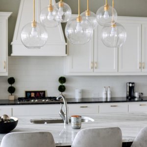 Sculptural 7 Light Pebble Chandelier West Elm