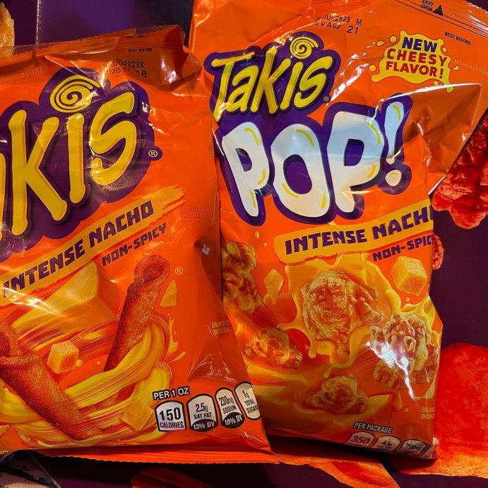 user image by @abbiecros, Takis Intense Nacho Cheese Tortilla Chips - 3.25oz