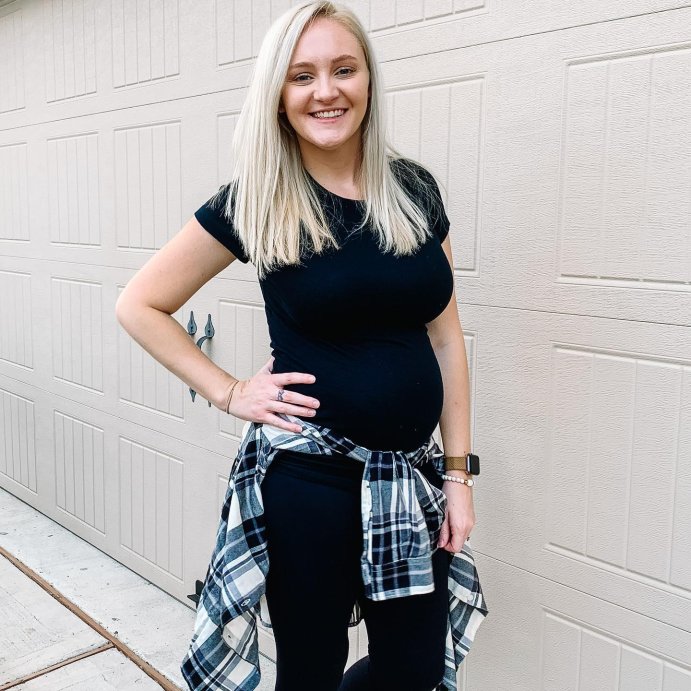 user image by @everythingemili, Short Sleeve Non-Shirred Maternity T-Shirt - Isabel Maternity by Ingrid & Isabel™