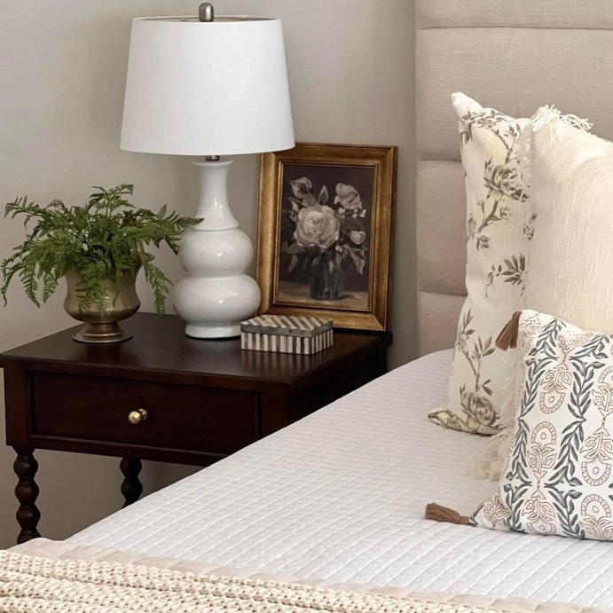 user image by @_styledbystephanie, 11&#34; x 14&#34; Vintage Floral Framed Wall Canvas - Threshold&#8482; designed with Studio McGee