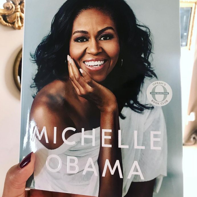 user image by @shamekiabowen, Becoming - by Michelle Obama
